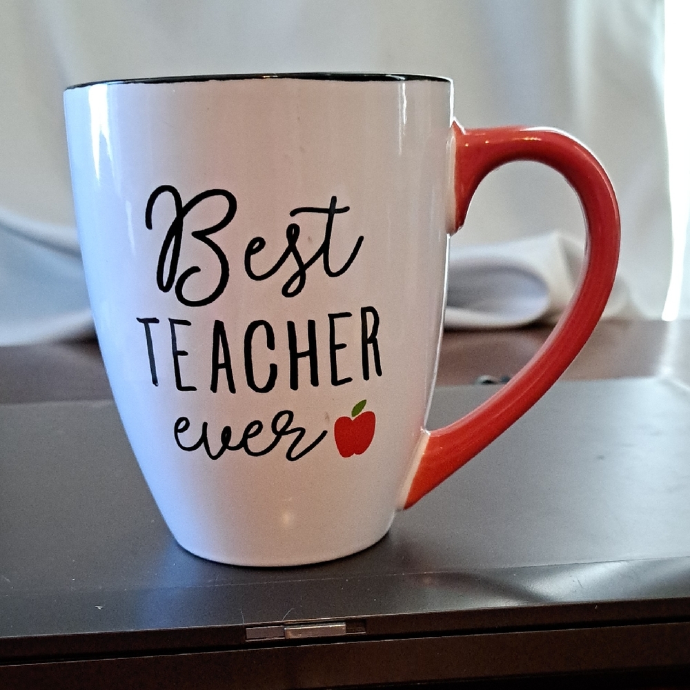 Red and White Teacher Mug, Eccolo